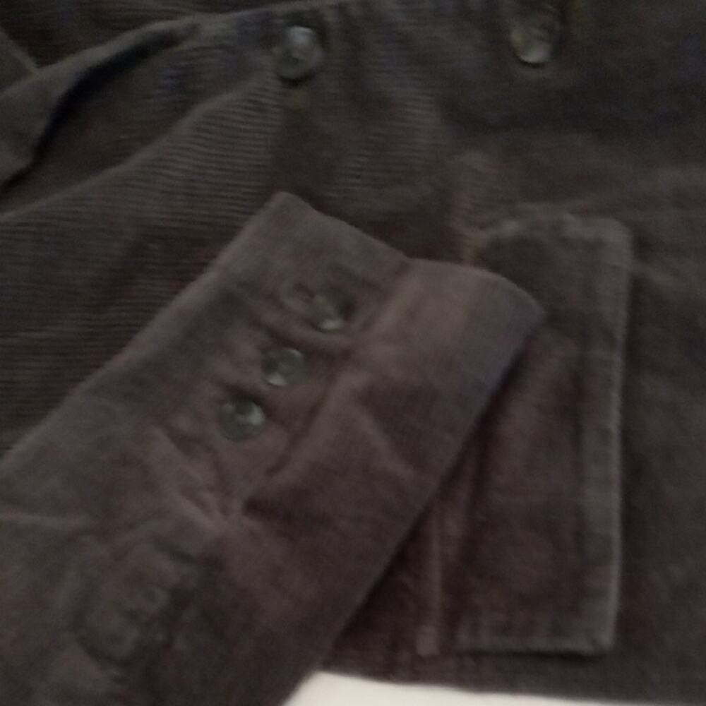Treasure & Bond Women's Size Medium Charcoal Corduroy Blazer. Academia, Office - Picture 8 of 9